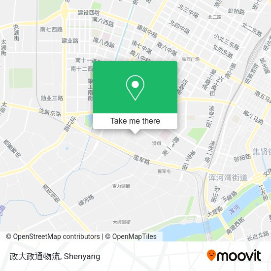 政大政通物流 map