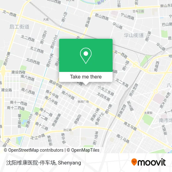 沈阳维康医院-停车场 map