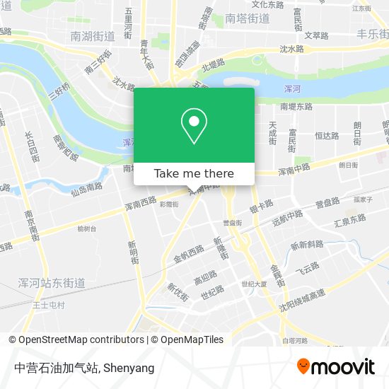 中营石油加气站 map