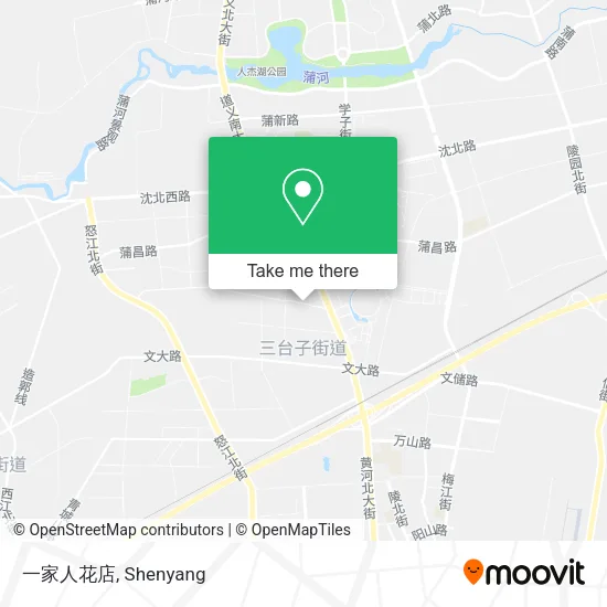 一家人花店 map