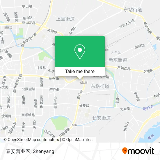 泰安营业区 map