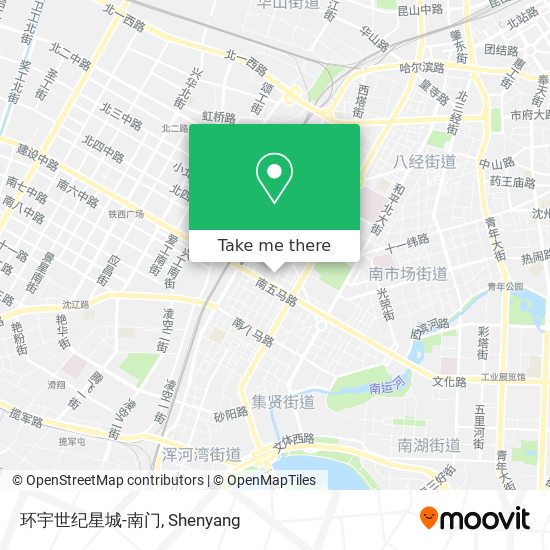 环宇世纪星城-南门 map