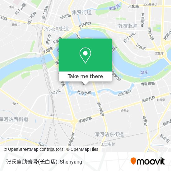 张氏自助酱骨(长白店) map