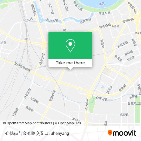 仓储街与金仓路交叉口 map