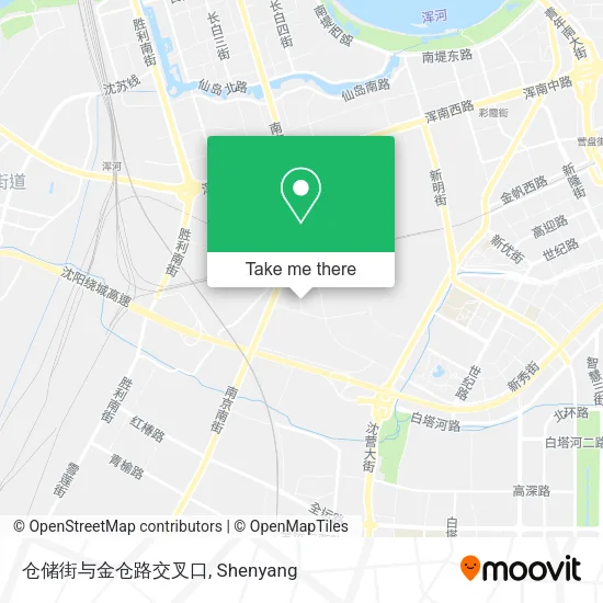 仓储街与金仓路交叉口 map