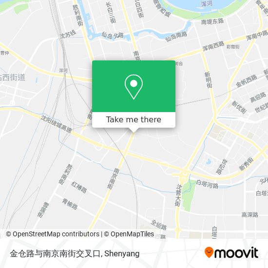 金仓路与南京南街交叉口 map