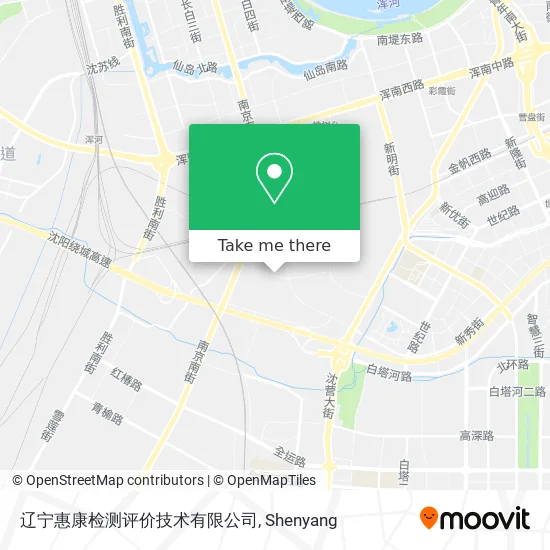 辽宁惠康检测评价技术有限公司 map
