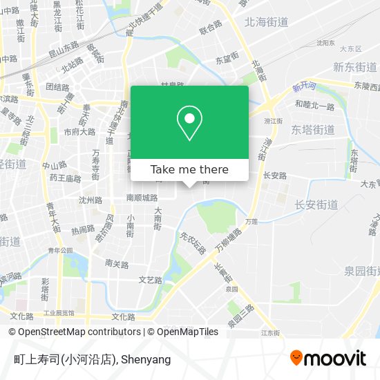 町上寿司(小河沿店) map