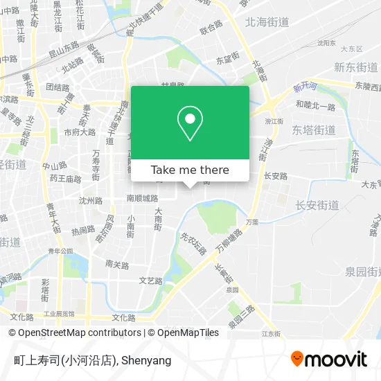 町上寿司(小河沿店) map