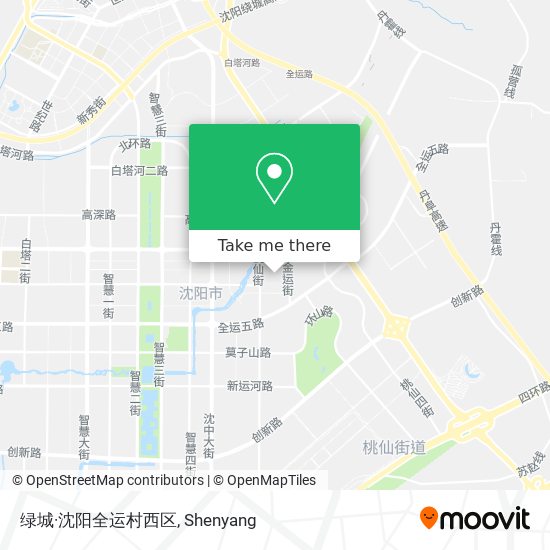 绿城·沈阳全运村西区 map