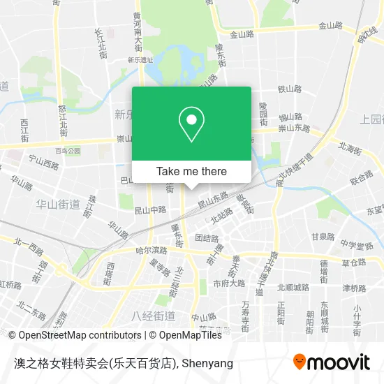 澳之格女鞋特卖会(乐天百货店) map