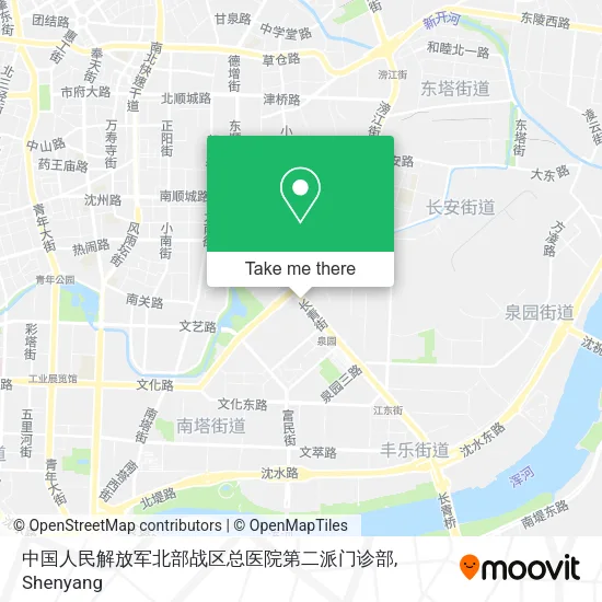 中国人民解放军北部战区总医院第二派门诊部 map