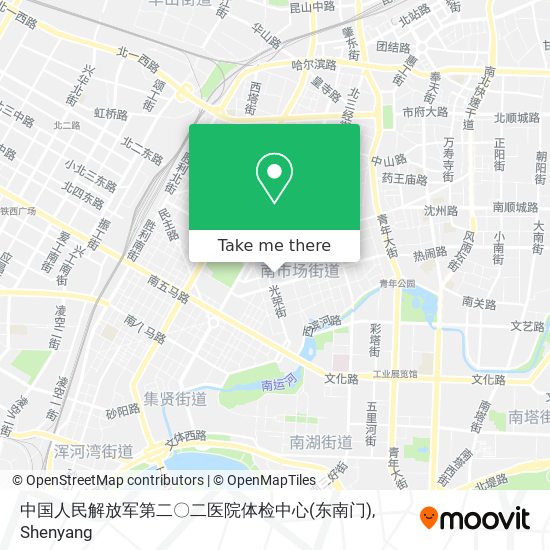 中国人民解放军第二〇二医院体检中心(东南门) map