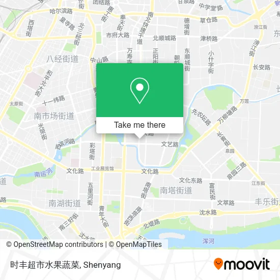 时丰超市水果蔬菜 map
