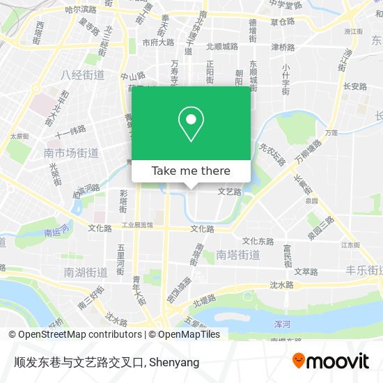 顺发东巷与文艺路交叉口 map