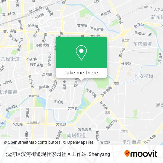 沈河区滨河街道现代家园社区工作站 map