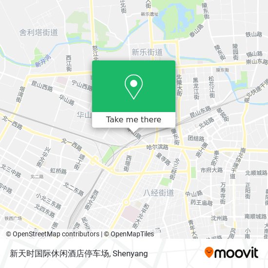 新天时国际休闲酒店停车场 map