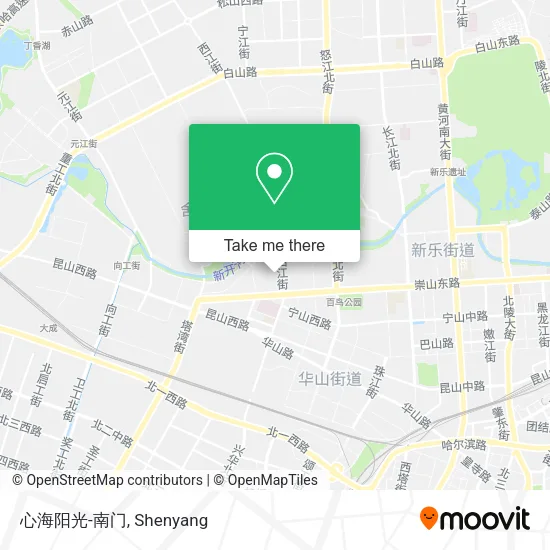 心海阳光-南门 map
