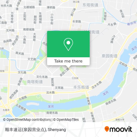顺丰速运(泉园营业点) map