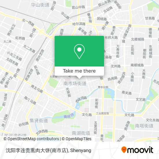 沈阳李连贵熏肉大饼(南市店) map