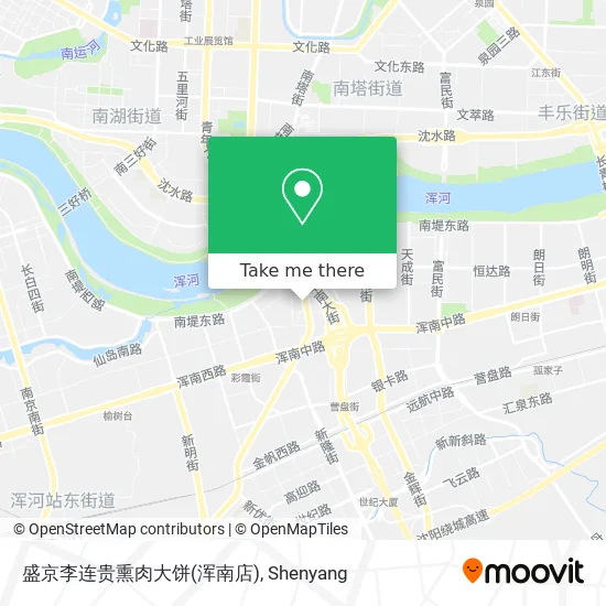 盛京李连贵熏肉大饼(浑南店) map