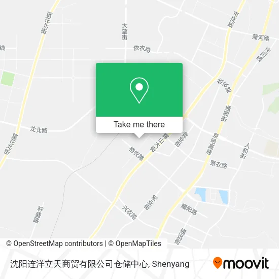 沈阳连洋立天商贸有限公司仓储中心 map
