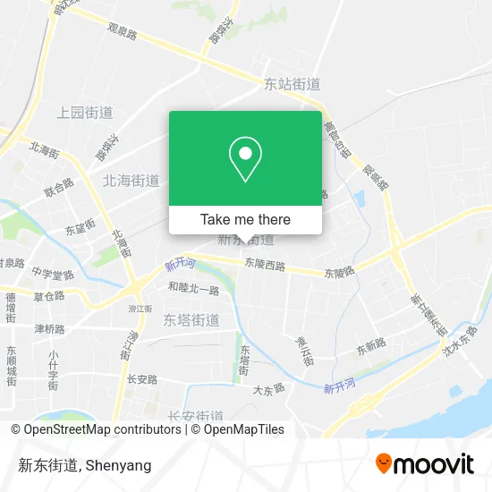 新东街道 map