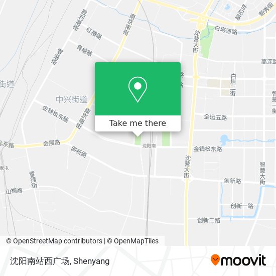 沈阳南站西广场 map