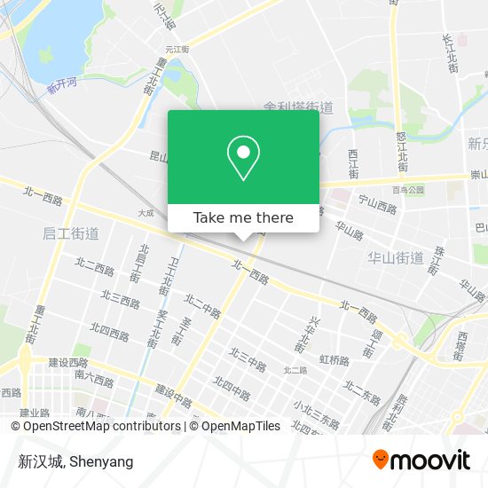 新汉城 map