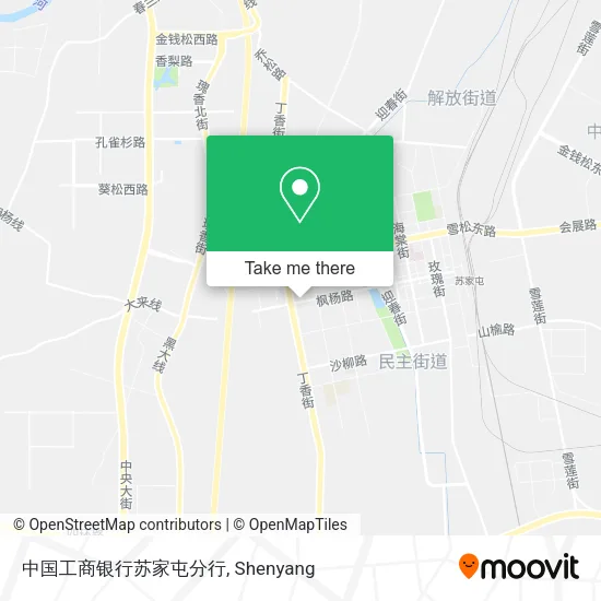 中国工商银行苏家屯分行 map