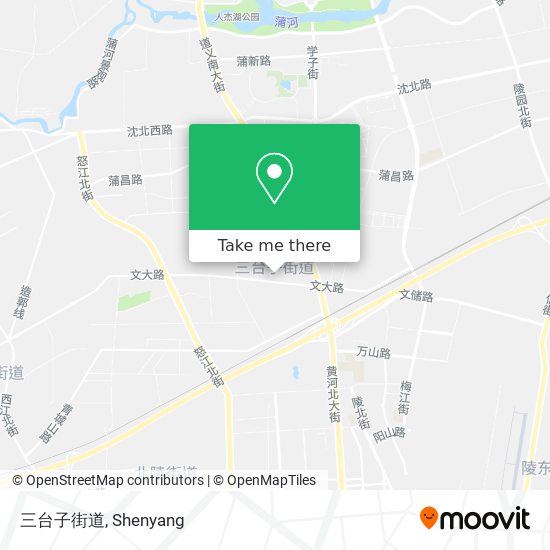 三台子街道 map