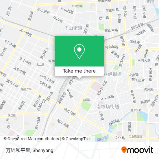 万锦和平里 map