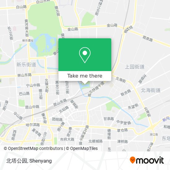 北塔公园 map