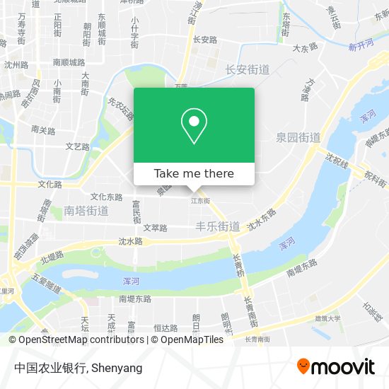 中国农业银行 map
