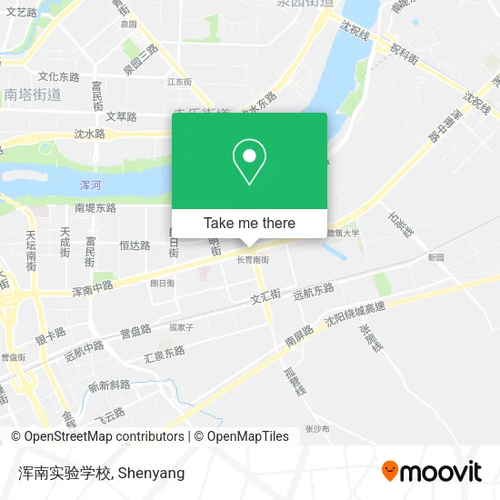 浑南实验学校 map
