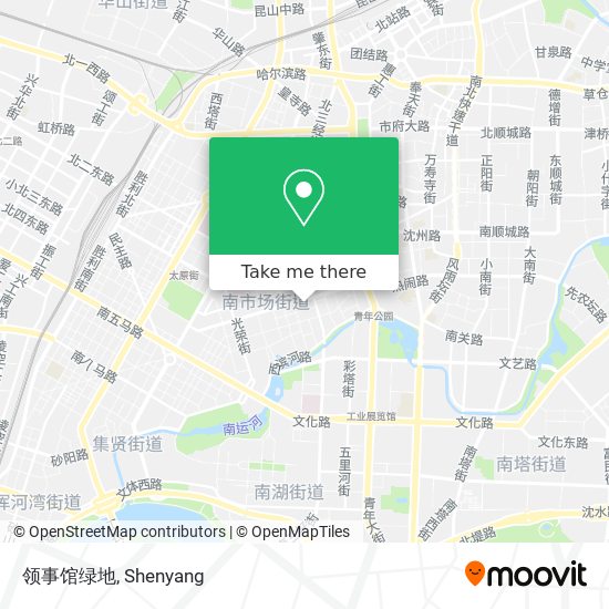 领事馆绿地 map