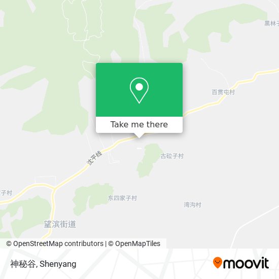 神秘谷 map