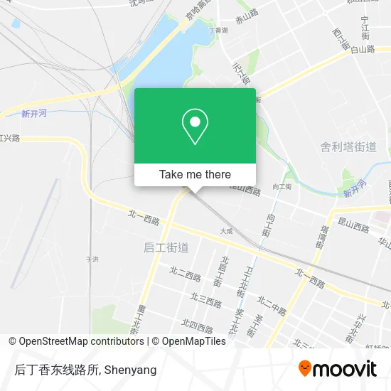 后丁香东线路所 map