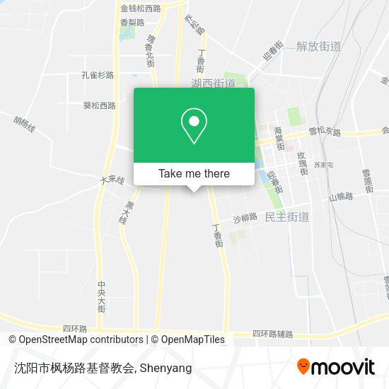 沈阳市枫杨路基督教会 map