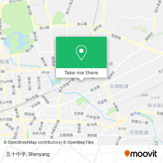五十中学 map