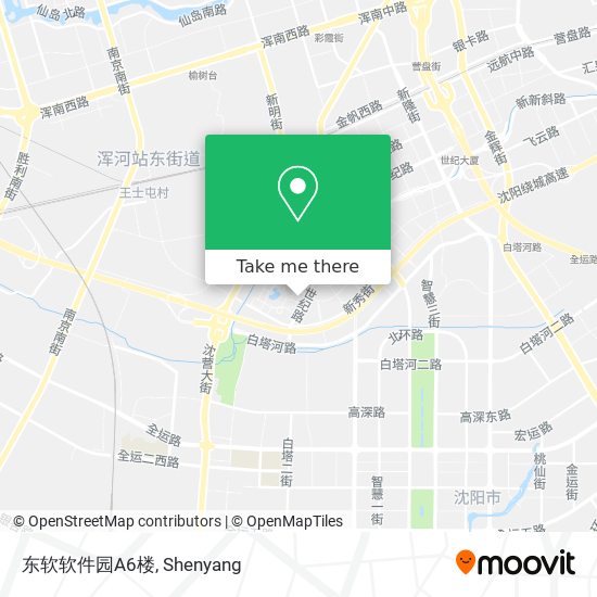东软软件园A6楼 map