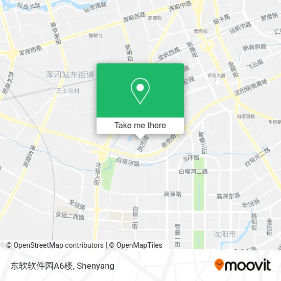 东软软件园A6楼 map