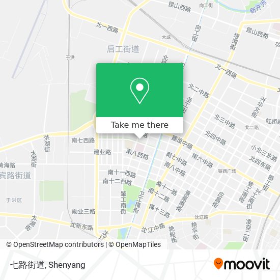 七路街道 map
