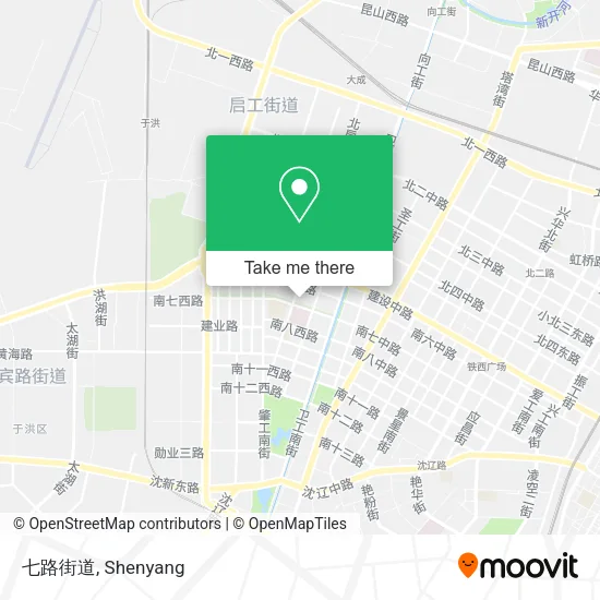 七路街道 map