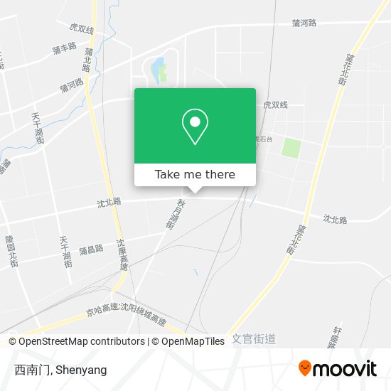 西南门 map
