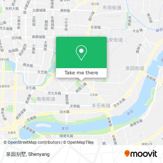 泉园别墅 map