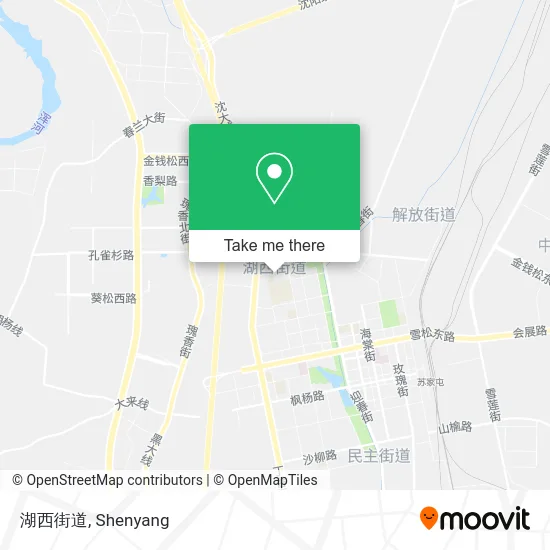 湖西街道 map
