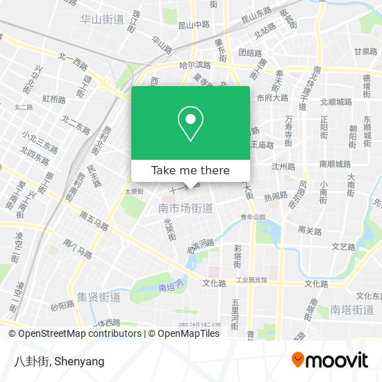 八卦街 map