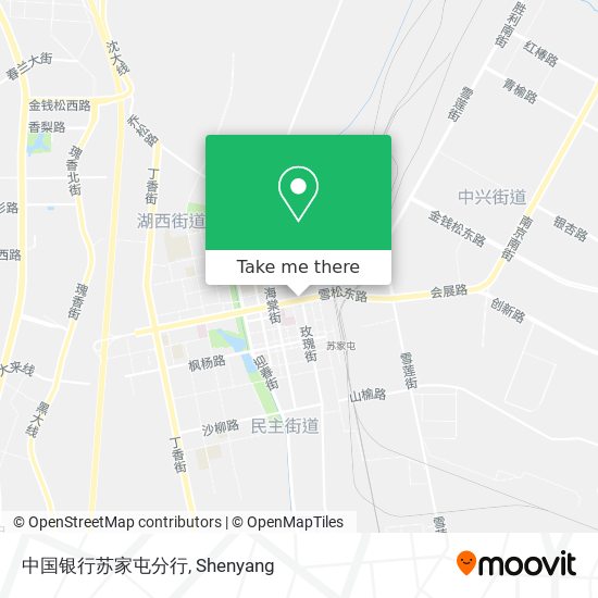 中国银行苏家屯分行 map