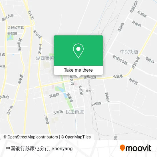 中国银行苏家屯分行 map
